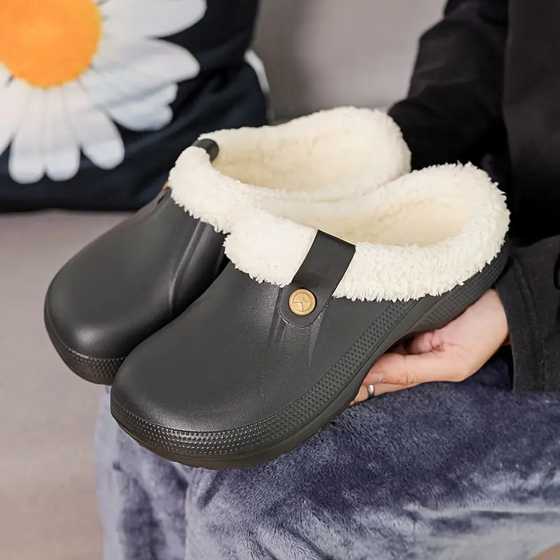 Johanna | Unisex Fleece gefütterte Clogs