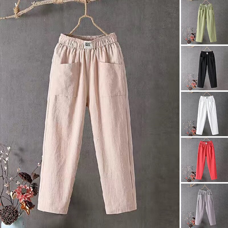 Emma | Baumwollhose Damen – Lässige Eleganz mit Elastischem Bund