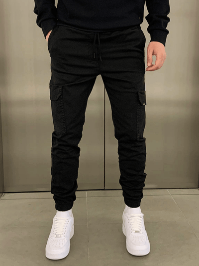 Laurent | Herren Jogginghose mit Cargo-Taschen