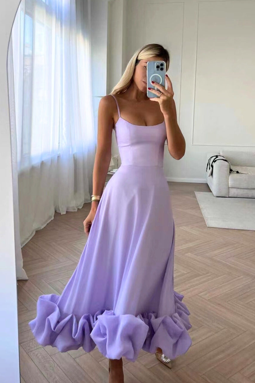 Celine | Festliches Damenkleid für Hochzeitsgäste in Fließendem Design