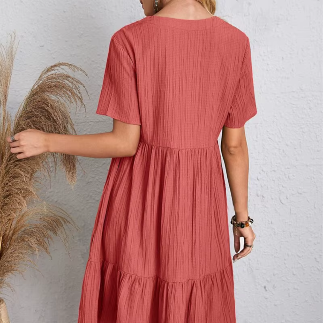 Julia | Fließendes & schmeichelhaftes Plisseekleid