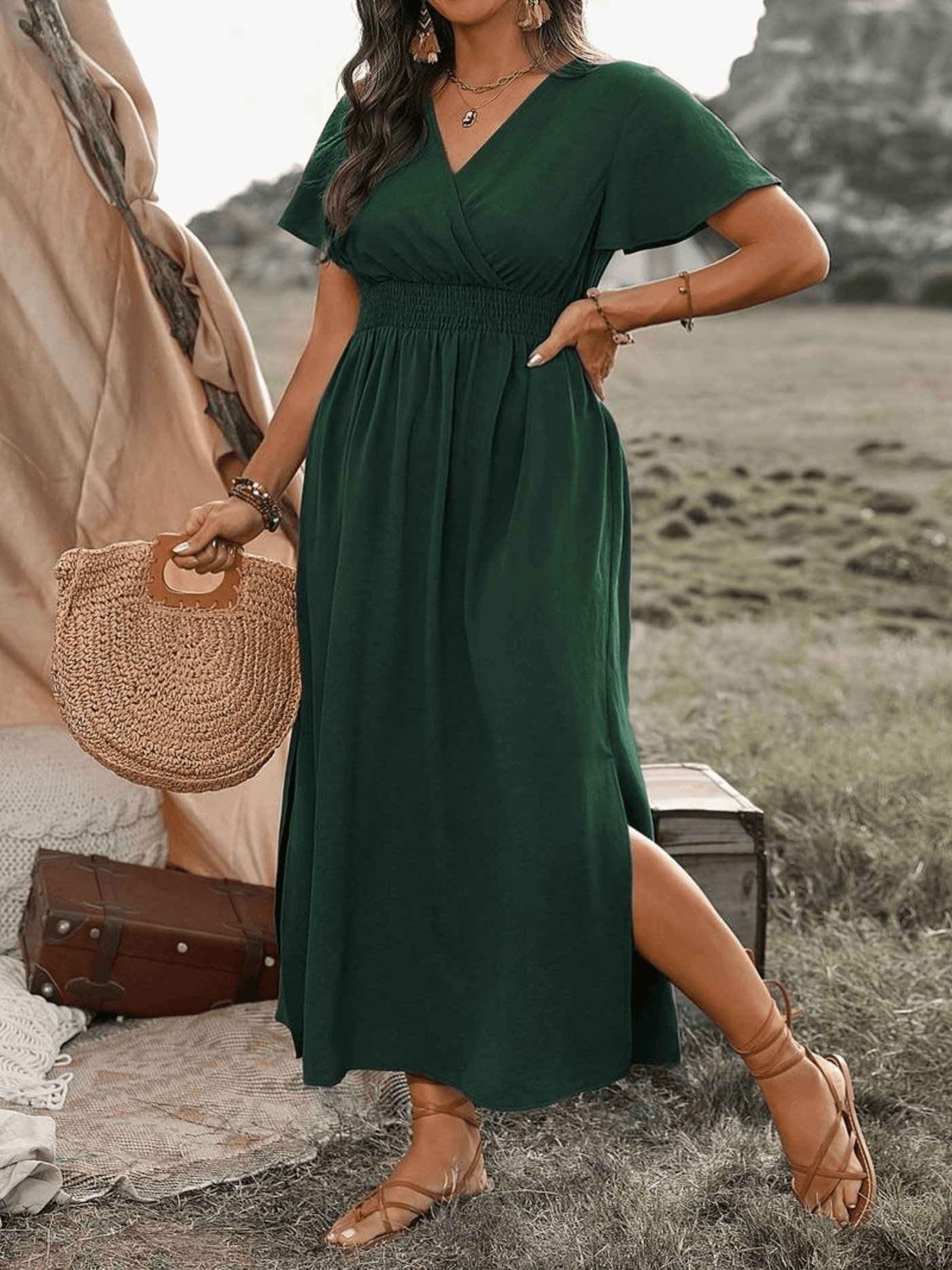 Luisa | Elegantes langes Kleid