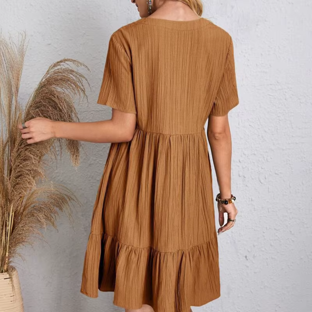 Julia | Fließendes & schmeichelhaftes Plisseekleid