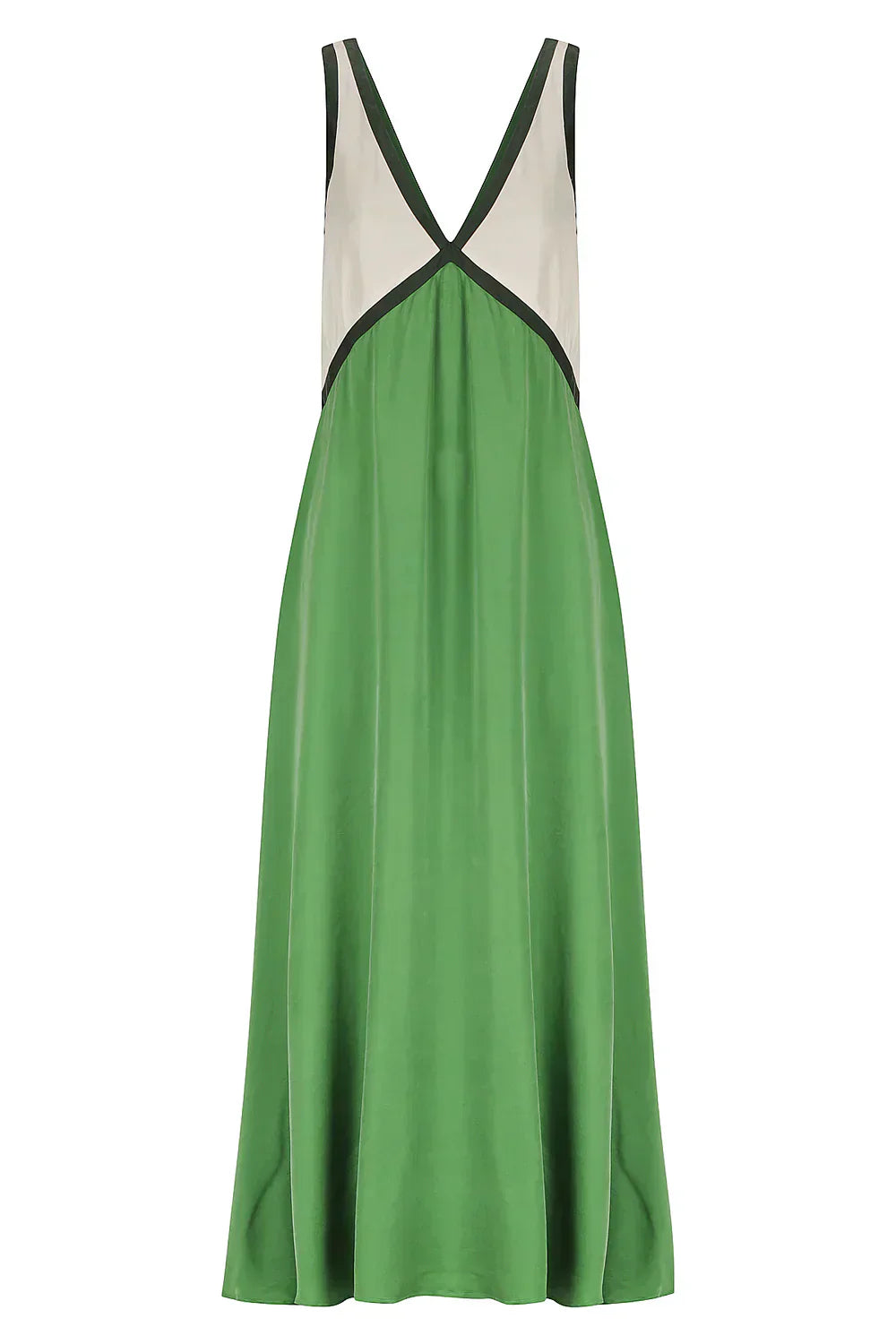Elena | Maxikleid Sommer mit V-Ausschnitt für Damen, Fließend und Elegant