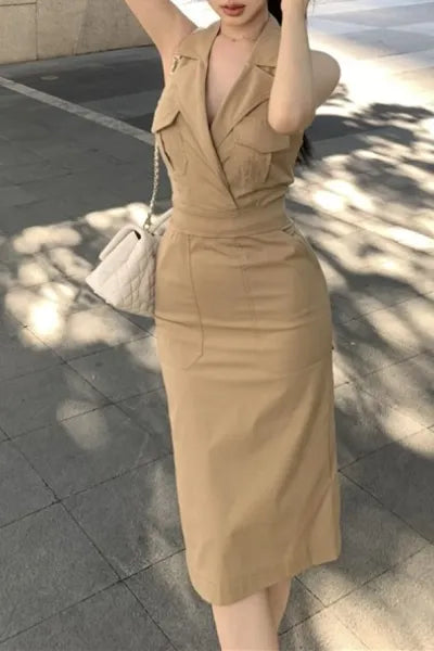 Esmae | Elegantes Midi -Kleid