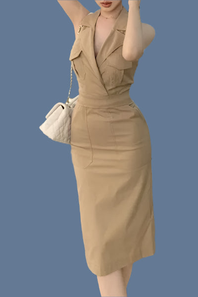 Esmae | Elegantes Midi -Kleid