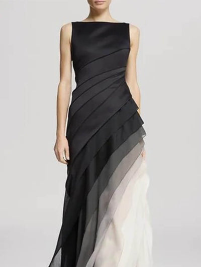 Lillian | Partykleid Damen – Spitzenstoff, Elegantes Midi-Kleid