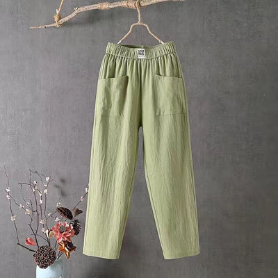 Emma | Baumwollhose Damen – Lässige Eleganz mit Elastischem Bund