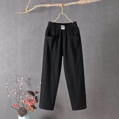 Emma | Baumwollhose Damen – Lässige Eleganz mit Elastischem Bund