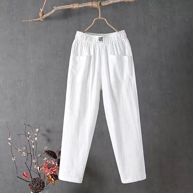 Variant image for Emma | Baumwollhose Damen – Lässige Eleganz mit Elastischem Bund-25