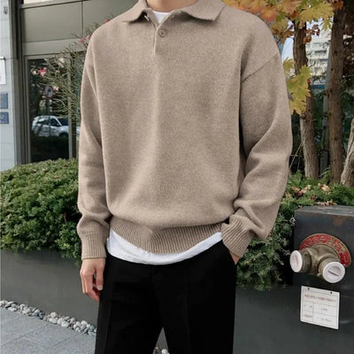 Stefan | Luxus-Polopullover aus Wolle