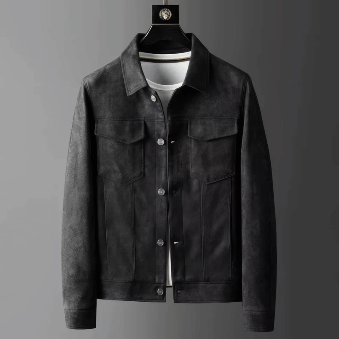 Alwin | Modische Wildlederjacke