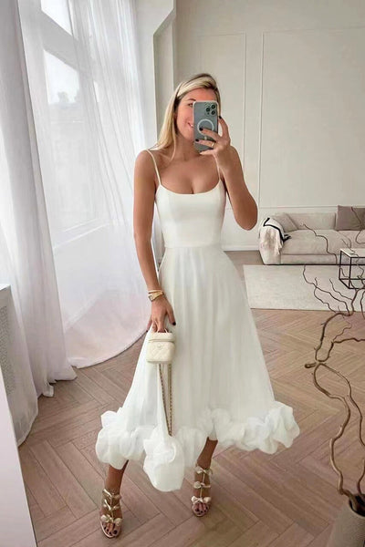 Celine | Festliches Damenkleid für Hochzeitsgäste in Fließendem Design