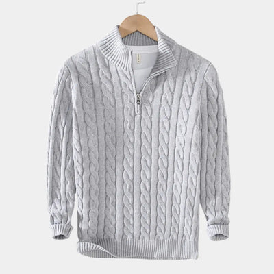 Alaric | Pullover mit halbem Reißverschluss