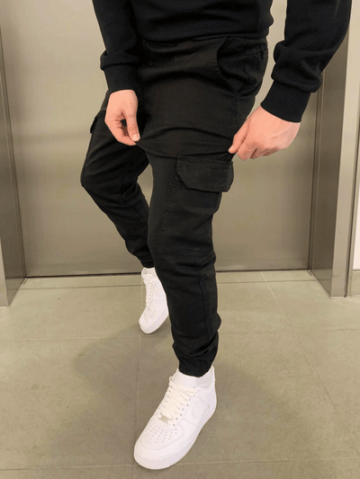 Laurent | Herren Jogginghose mit Cargo-Taschen