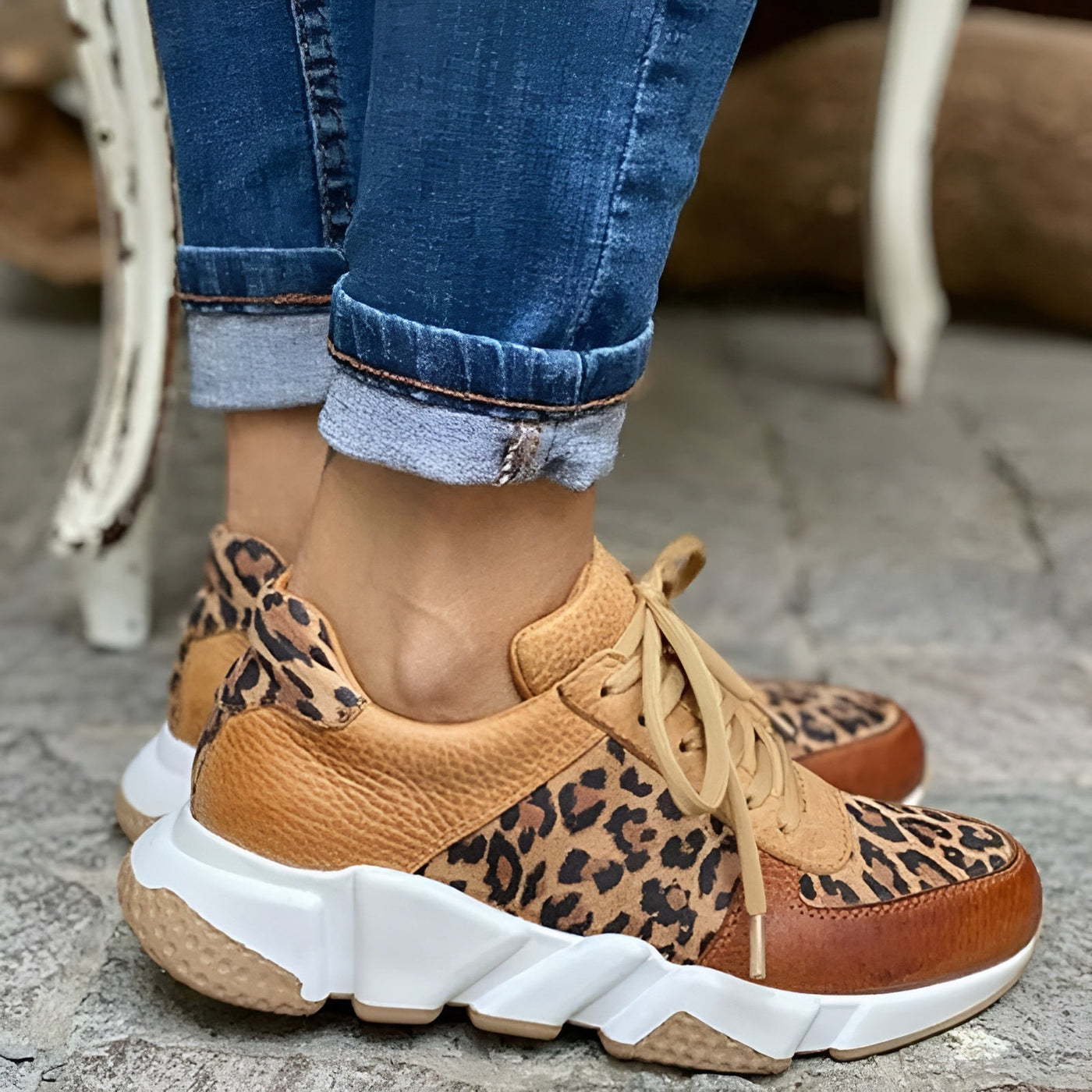 Clemens | Bequeme Leopardenschuhe