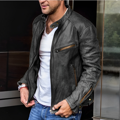 Eckhart | Elegante Lederjacke