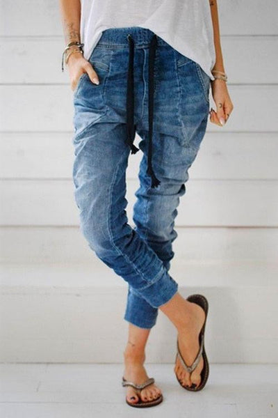 Harmonie | Denim Jogginghose – Bequemer Stretchstoff-1