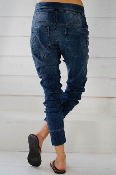Harmonie | Denim Jogginghose – Bequemer Stretchstoff