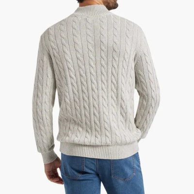 Alaric | Pullover mit halbem Reißverschluss