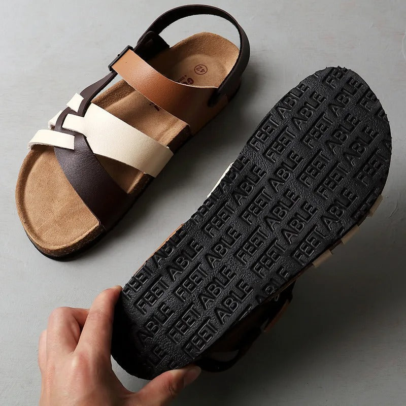 Jens | Klassische Ledersandalen