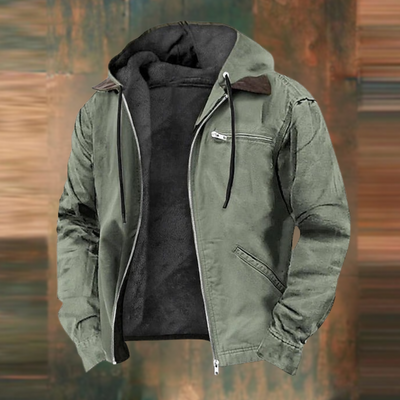 Stephan | Jacke mit Reißverschluss und Kapuze