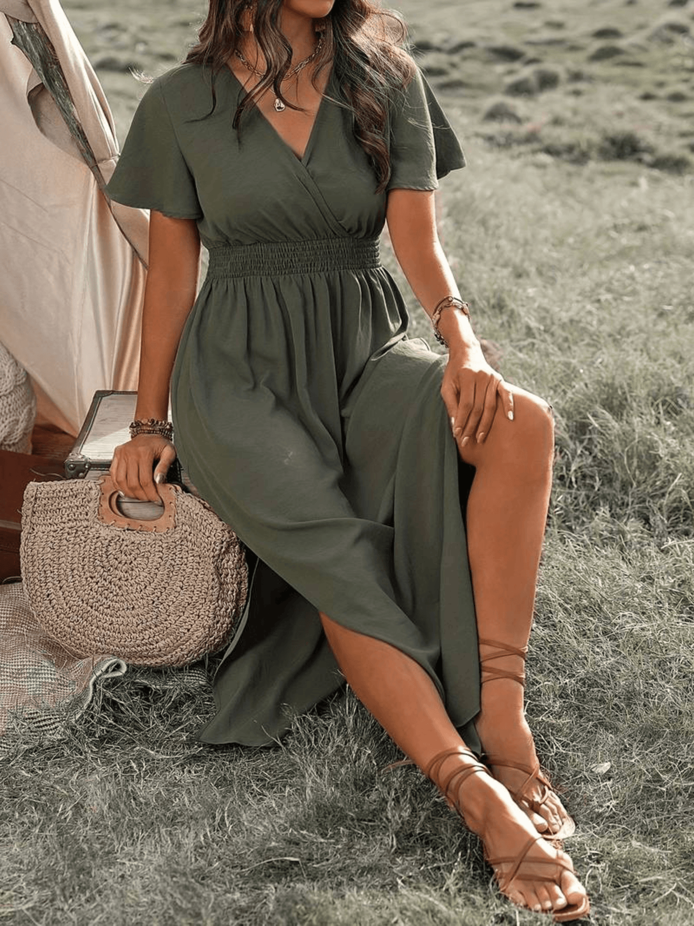 Luisa | Elegantes langes Kleid