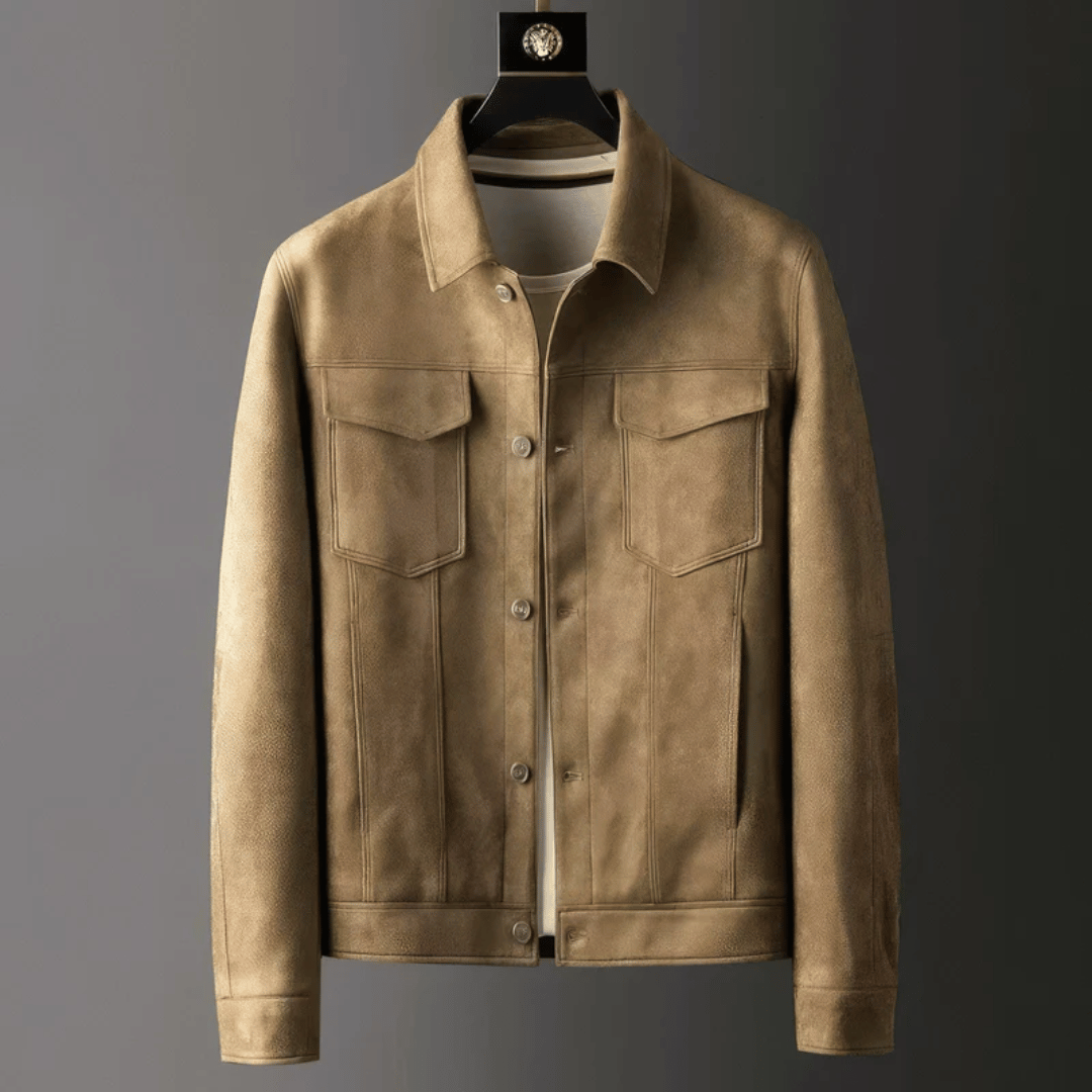 Alwin | Modische Wildlederjacke