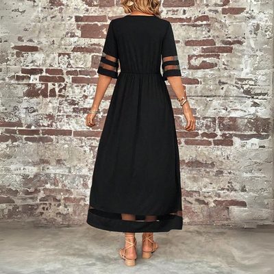 Amandine | Festliches Damenkleid – Fließender Stoff, Elegant für Hochzeitsgäste