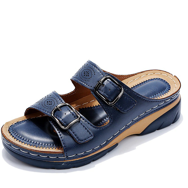 Federica | Sandalen Orthopädisches Leder für Maximalen Komfort