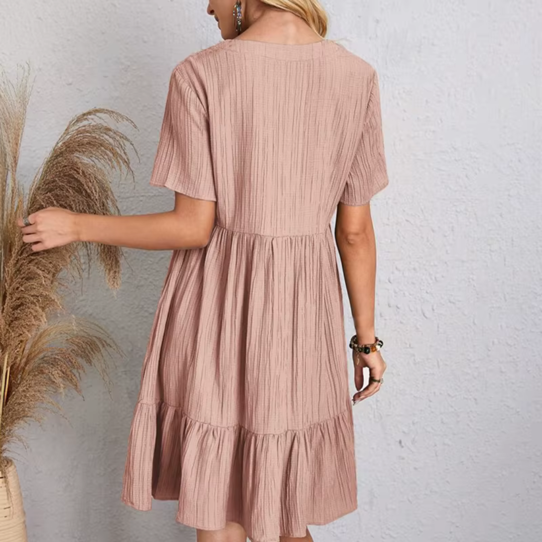 Julia | Fließendes & schmeichelhaftes Plisseekleid