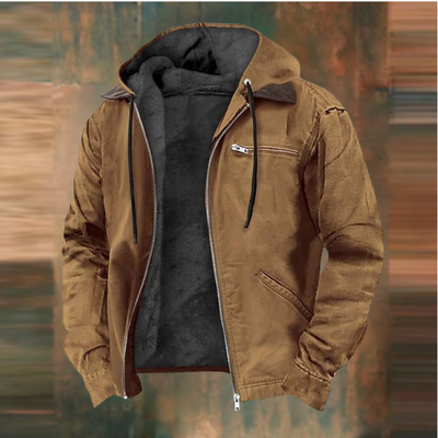 Stephan | Jacke mit Reißverschluss und Kapuze