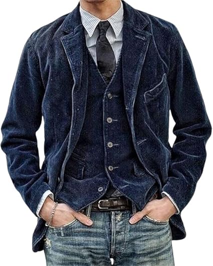 Stefan | Cord Einreihiger Blazer