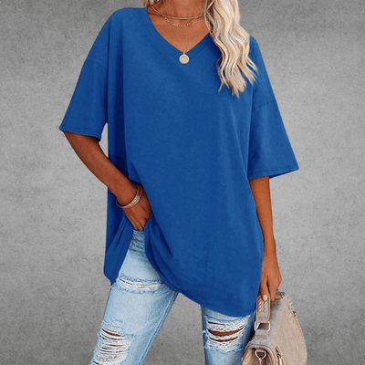 Anneliese | T-Shirt Kurzarm V-Ausschnitt