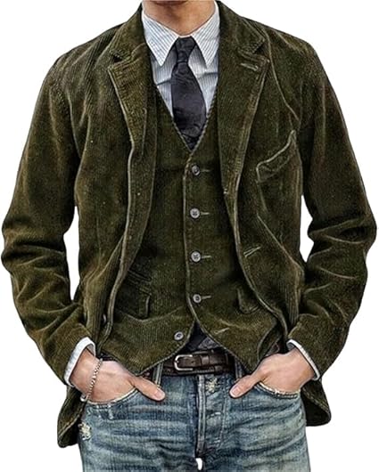 Stefan | Cord Einreihiger Blazer