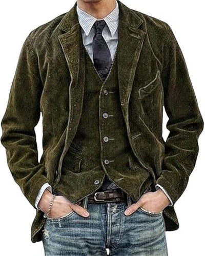 Stefan | Cord Einreihiger Blazer