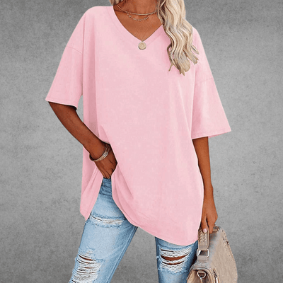 Anneliese | T-Shirt Kurzarm V-Ausschnitt