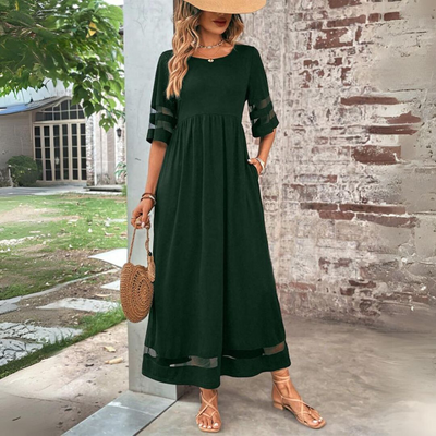 Amandine | Festliches Damenkleid – Fließender Stoff, Elegant für Hochzeitsgäste