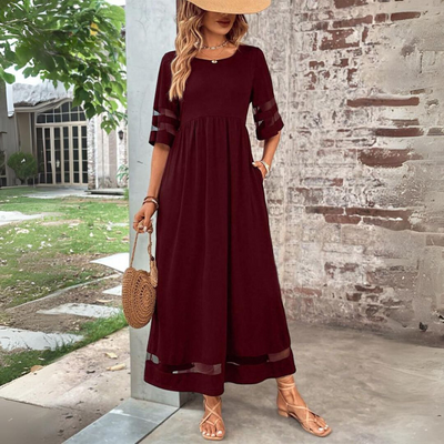 Amandine | Festliches Damenkleid – Fließender Stoff, Elegant für Hochzeitsgäste
