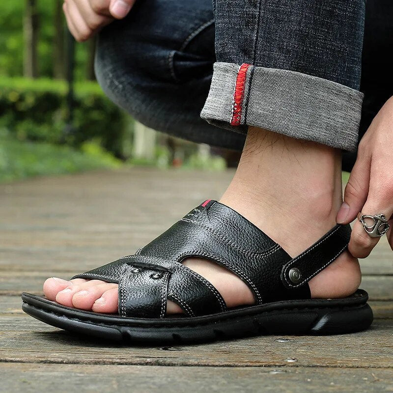 Ralph | Modische Ledersandalen