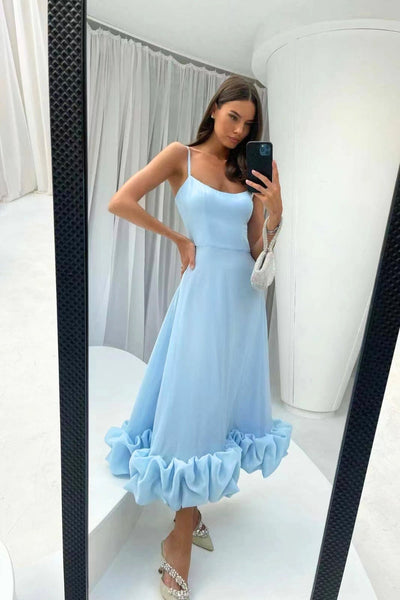 Celine | Festliches Damenkleid für Hochzeitsgäste in Fließendem Design