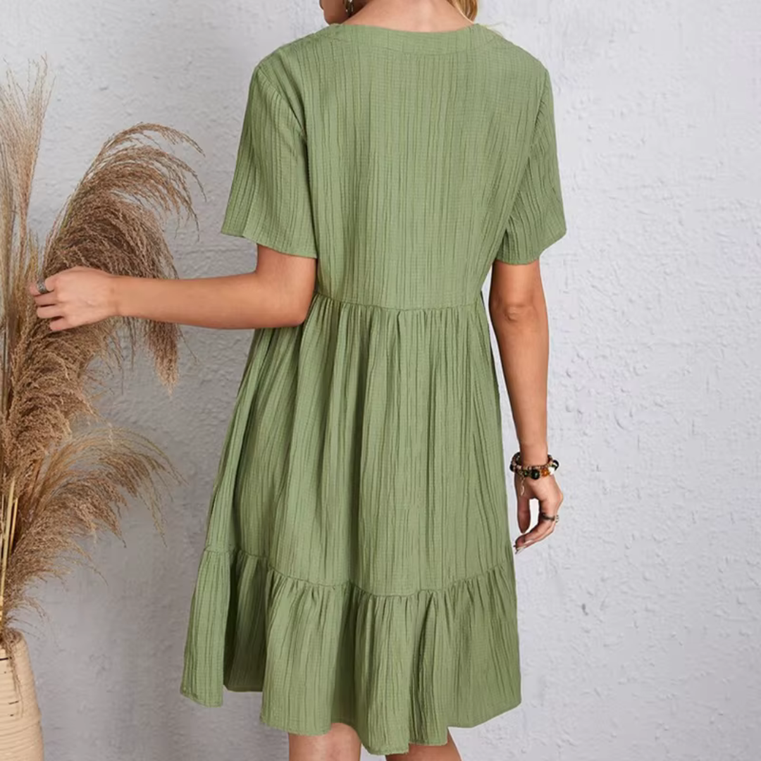 Julia | Fließendes & schmeichelhaftes Plisseekleid