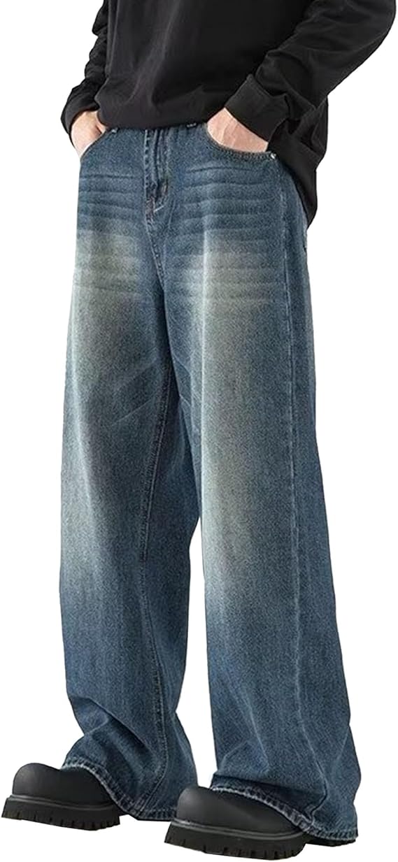 Marcel | Modische Baggy Jeans mit Weitem Bein