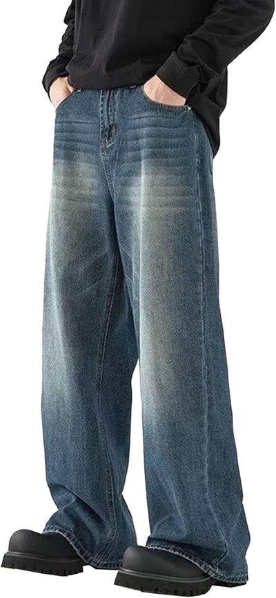 Marcel | Modische Baggy Jeans mit Weitem Bein