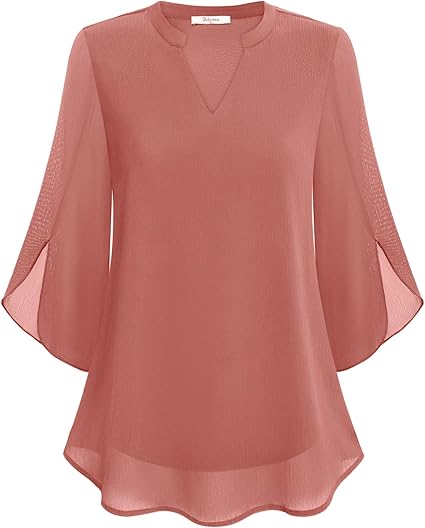 Celeste | Elegante Damenbluse mit Geteilten Ärmeln für Festliche Anlässe