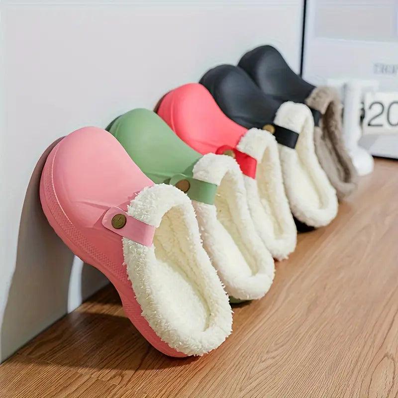 Johanna | Unisex Fleece gefütterte Clogs