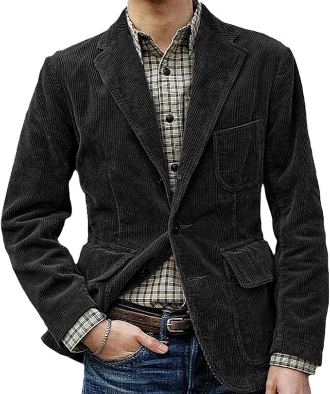 Jürgen | Cord Revers Mehrtaschen Arbeitsjacke