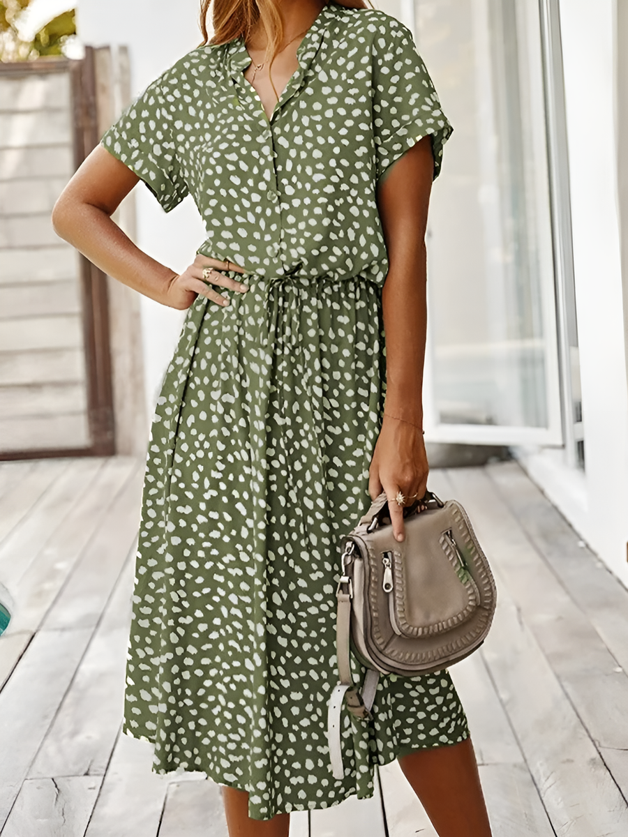 Sifra | Damenkleid Komfort mit Fließendem Design