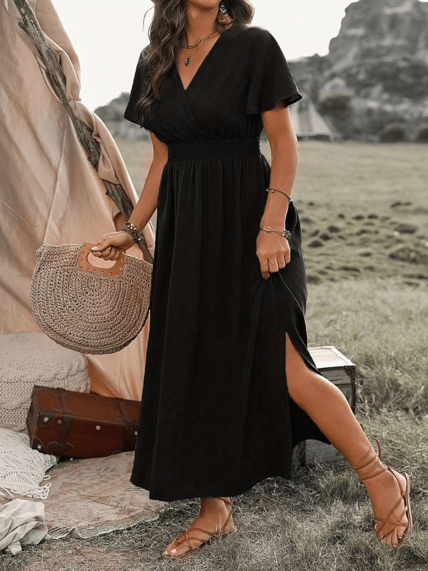 Luisa | Elegantes langes Kleid