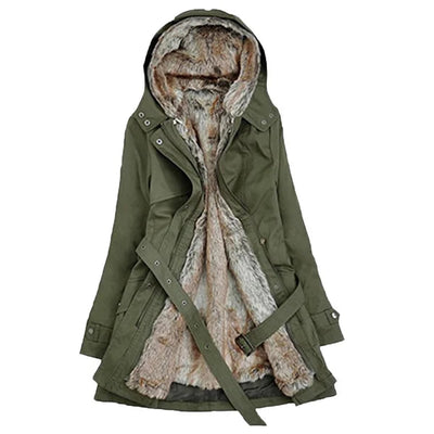 Emma | Warme Pelz Winterjacke